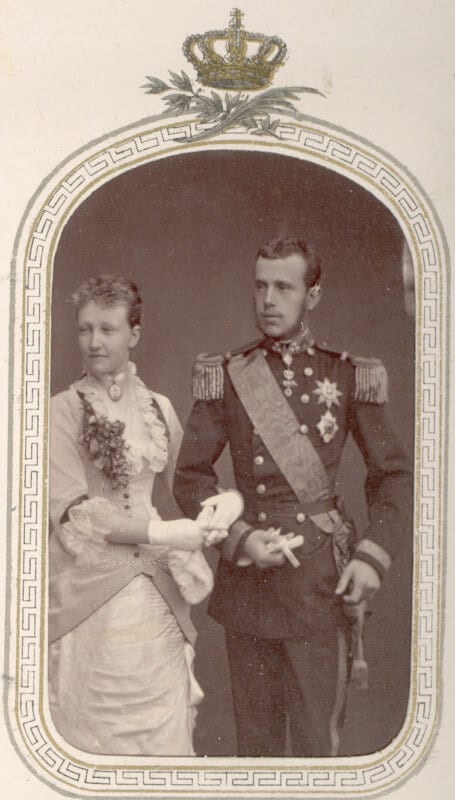 Archduke Rudolf with his wife, Stephanie of Belgium.