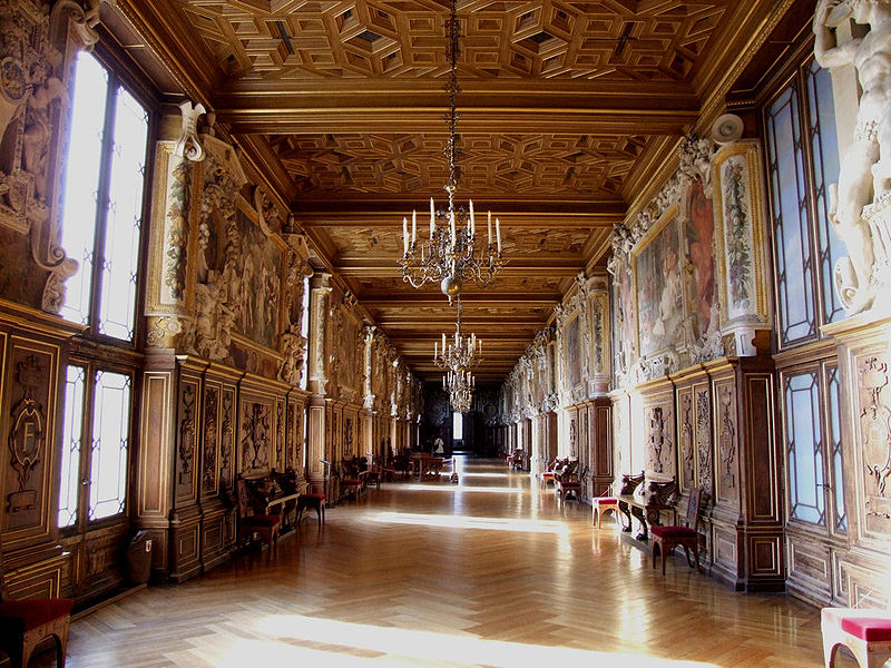 Fontainebleau_interior_francois_ gallery_ La Palatine_ France