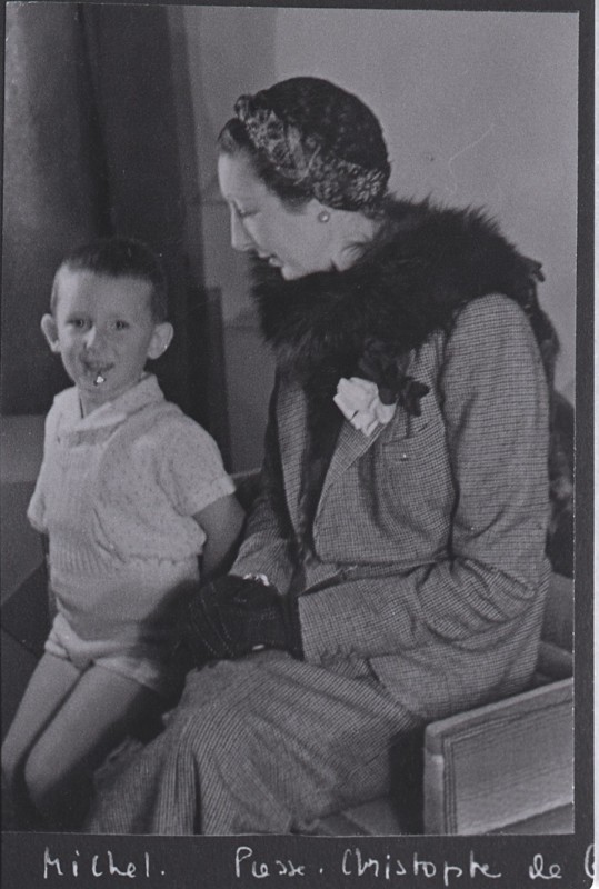 La princesse Françoise et moi chez le photographe a Tanger