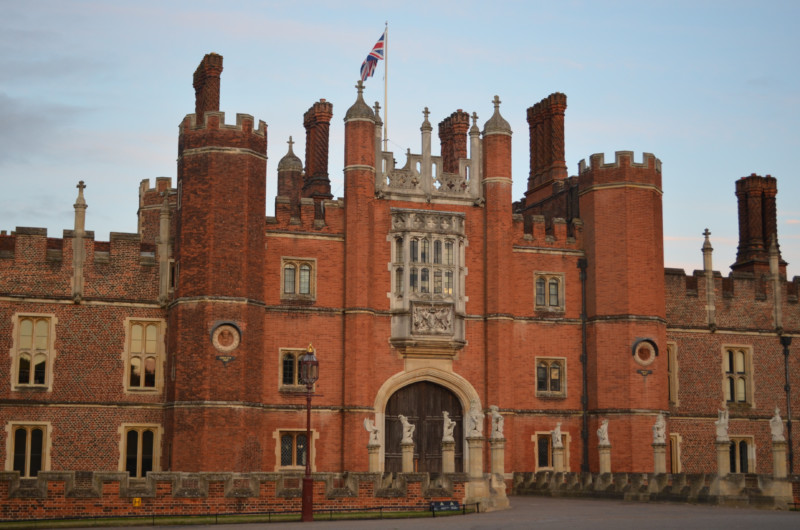 hampton-court-front-castle- England-HenriVIII-Cardinal Wolsey-Prince Michael Chronicles.com